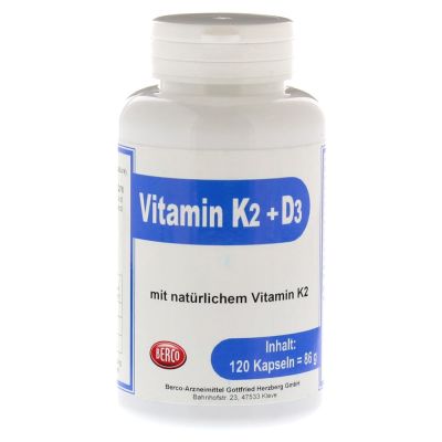 VITAMIN K2+D3 Berco Kapseln