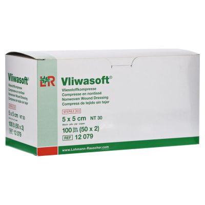 VLIWASOFT Vlieskompressen 5x5 cm steril 6l.