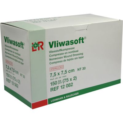 VLIWASOFT Vlieskompressen 7,5x7,5 cm steril 4l.