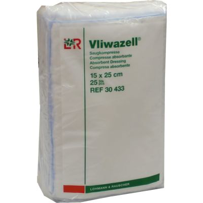 VLIWAZELL Saugkompressen 15x25 cm unsteril