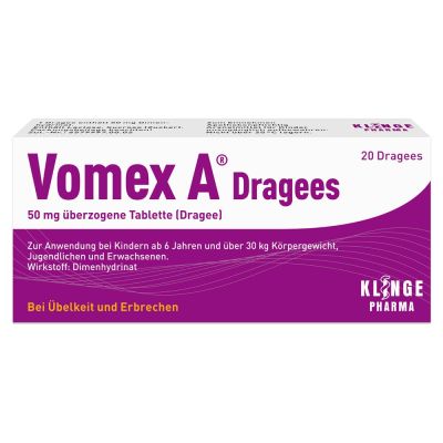 VOMEX A Dragees 50 mg überzogene Tabletten