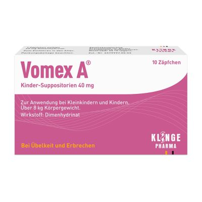 VOMEX A Kinder-Suppositorien 40 mg