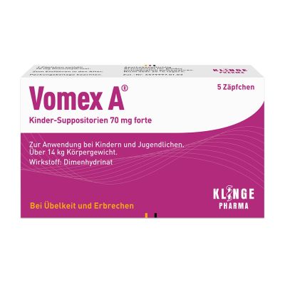 VOMEX A Kinder-Suppositorien 70 mg forte