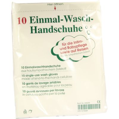 WASCHHANDSCHUHE Einmal