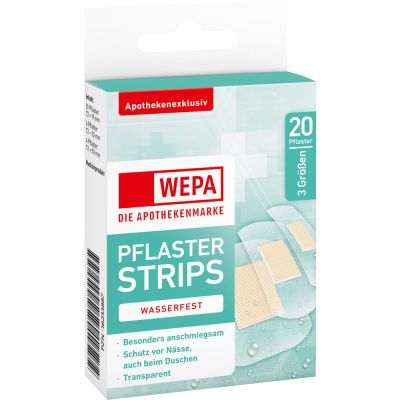 WEPA Pflasterstrips wasserfest 3 Grössen