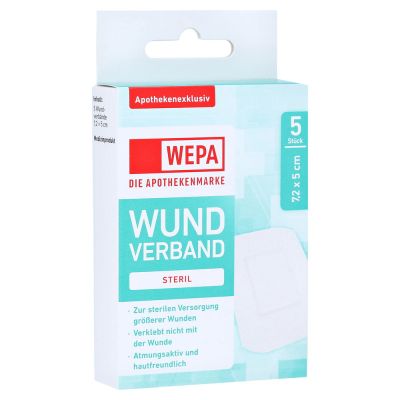 WEPA Wundverband 7,2x5 cm steril