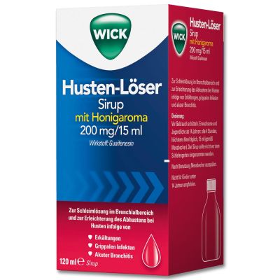 WICK Husten-Löser Sirup mit Honigaroma