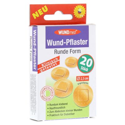 WUNDPFLASTER 2,5 cm rund