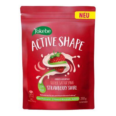 YOKEBE ACTIVE SHAPE Strawberry Swirl Pulver