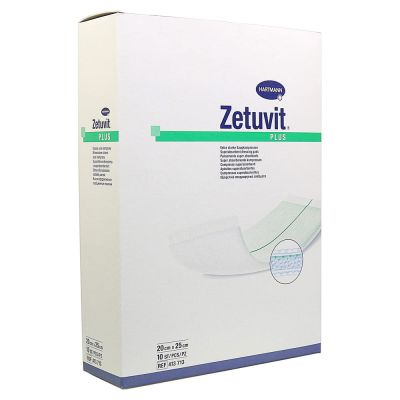 ZETUVIT Plus extrastarke Saugkompr.steril 20x25 cm