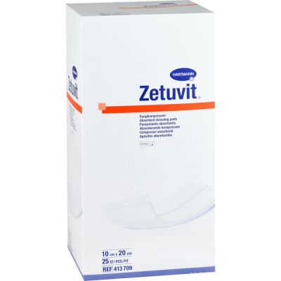 ZETUVIT Saugkompressen steril 10x20 cm