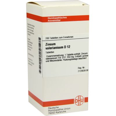 ZINCUM VALERIANICUM D 12 Tabletten