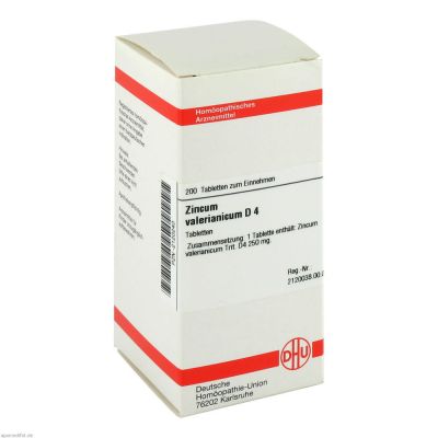 ZINCUM VALERIANICUM D 4 Tabletten