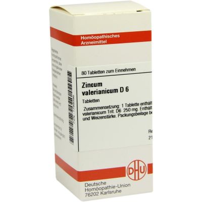 ZINCUM VALERIANICUM D 6 Tabletten