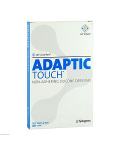 ADAPTIC Touch 5x7,6 cm nichthaft.Sil.Wundauflage