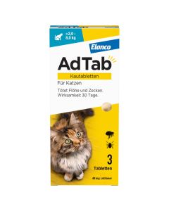 ADTAB 48 mg Kautabletten für Katzen &gt;2-8 kg