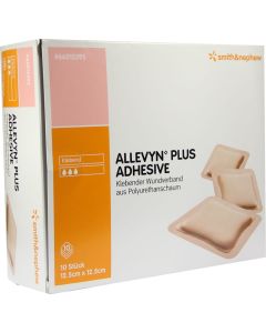 ALLEVYN Plus Adhesive 12,5x12,5 cm Schaumverband