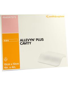 ALLEVYN Plus Cavity 10x10 cm hydroselekt.Wundaufl.