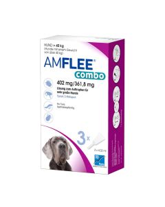 AMFLEE combo 402/361,8mg Lsg.z.Auf.f.Hunde üb.40kg