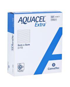 AQUACEL Extra 5x5 cm Verband