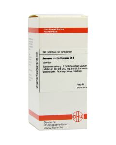 AURUM METALLICUM D 4 Tabletten