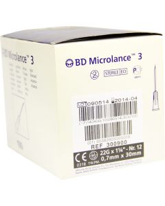BD MICROLANCE Kanüle 22 G 1 1/4 0,7x30 mm