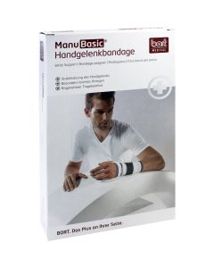 BORT ManuBasic Bandage links medium silber
