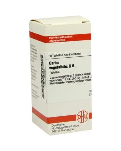 CARBO VEGETABILIS D 6 Tabletten