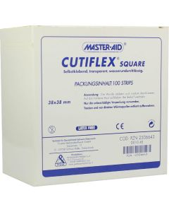 CUTIFLEX Folien-Pflaster square 38x38 mm MasterAid