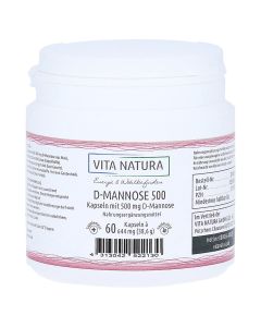 D-MANNOSE KAPSELN 500 mg