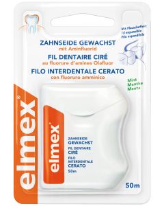 ELMEX Zahnseide gewachst mit Aminfluorid