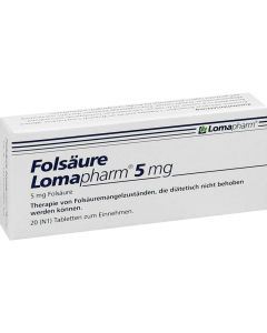 FOLSÄURE LOMAPHARM 5 mg Tabletten