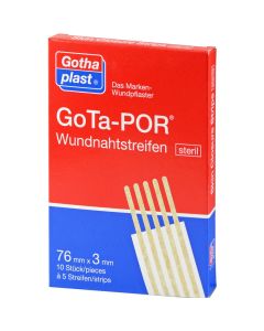 GOTA-POR Wundnahtstreifen 3x76 mm