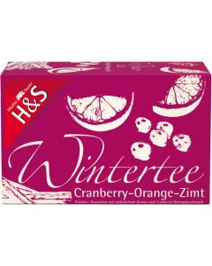 H&amp;S Wintertee Cranberry-Orange-Zimt Filterbeutel