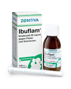 IBUFLAM Kindersaft 20mg/ml gegen Fieber u.Schmerz.