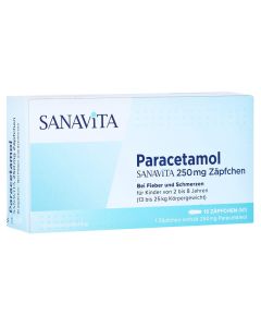 PARACETAMOL SANAViTA 250 mg Zäpfchen