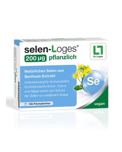 SELEN-LOGES 200 myg pflanzlich Filmtabletten