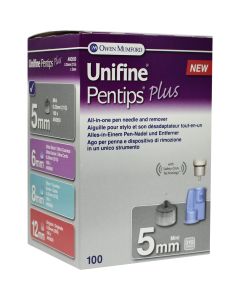 UNIFINE Pentips plus Kanüle 31 G 5 mm
