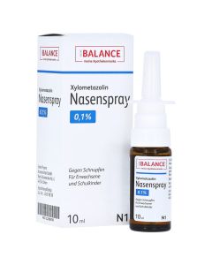 XYLOMETAZOLIN 0,1% Nasenspray Balance
